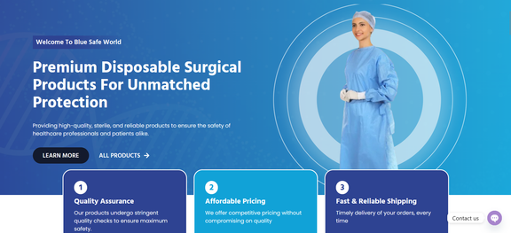 Blue Safe World screenshot