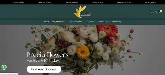Precia Flowers screenshot